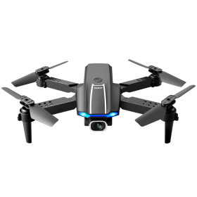 S65 Drone No Camera WiFi Collapsible RC Quadcopter Helicopter Toy-Black-1 Battery (Color&Battery Number: Black/2 Batteries, Camera Pixel: Dual Camera 4K)