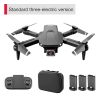 S68 Drone No Camera WiFi Collapsible RC Quadcopter Helicopter Toy-Black-1 Battery