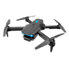 S89 Drone No Camera WiFi Collapsible RC Quadcopter Helicopter Toy-Black-1 Battery