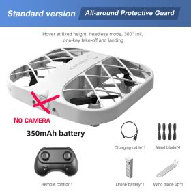 H107 Mini Drone Dron 8K 4K Quadcopter with Camera Real-Time Transmission Mini Pocket UFO Small Remote Control Plane Toy Boy (Color: No camera White, Ships From: China)