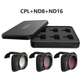 For DJI Mavic Mini 2 /MINI SE Camera Lens Filter MCUV ND4 ND8 ND16 ND32 CPL ND/PL Filters Kit for Mavic Mini Drone Accessories (Color: 3 PC MIX)