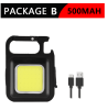 Mini Portable COD Flashlight USB Rechargeable Keychain Light 800 Lumens Bright Keychain Light Small Pocket Lanterns For Outdoor