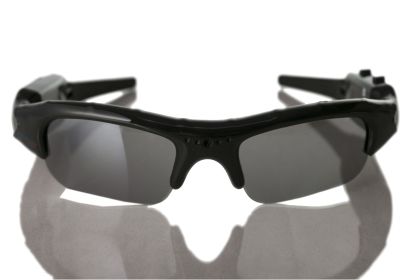 Rechargeable Spy Sun Glasses Disguised Security Surveillance DVR Camera w/ Audio (SKU: SUNSPYg75042g)