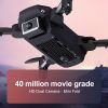 S66 Drone No Camera WiFi Collapsible RC Quadcopter Helicopter Toy-Black-1 Battery