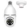 E27 WiFi Bulb Camera 1080P FHD WiFi IP Pan Tilt Security Surveillance Camera