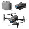 S65 Drone No Camera WiFi Collapsible RC Quadcopter Helicopter Toy-Black-1 Battery