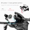 Drone S137 GPS 5G WiFi Professional 4K HD Dual Camera Aerial Photography Quadcopter-1 Battery