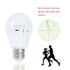 LED LIGHT BULB W/ RADAR MOTION SENSOR 180 Deg 5w/50 Watts